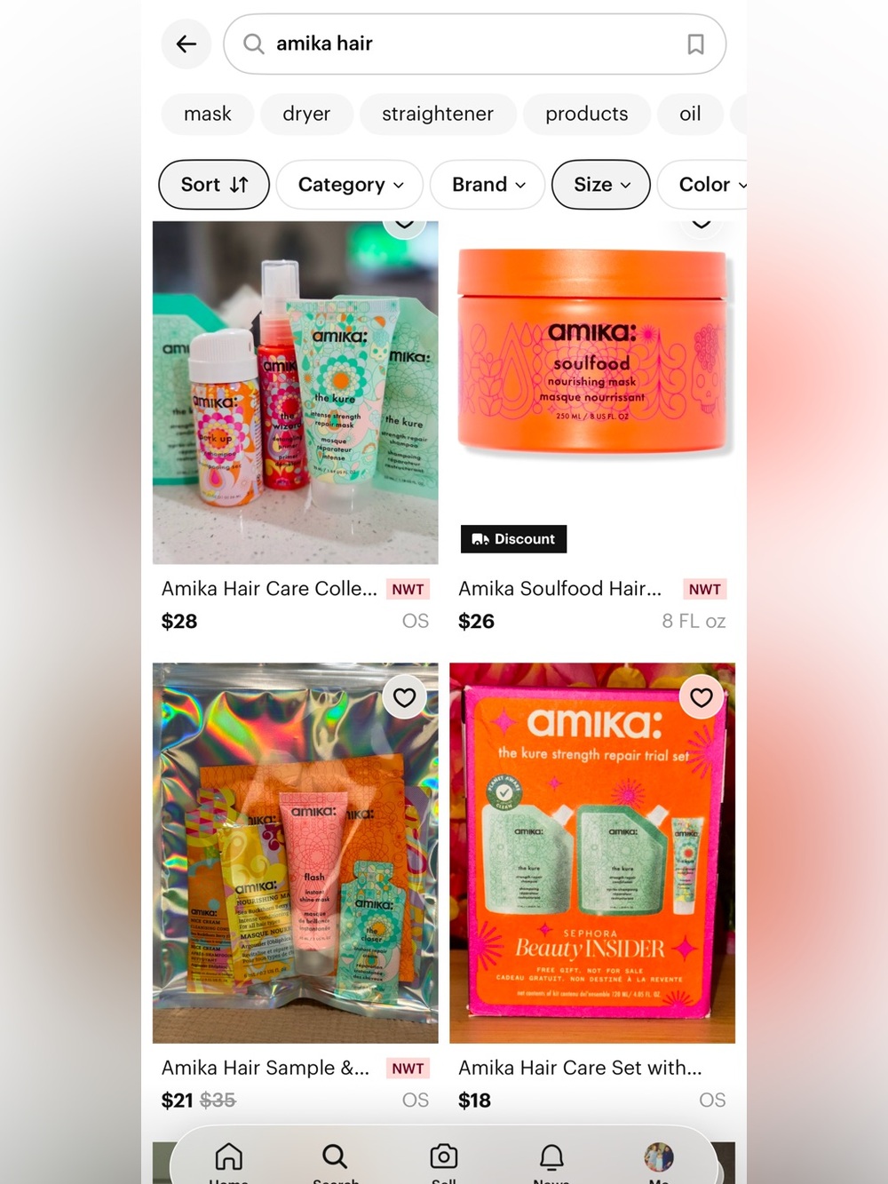 NWT amika Trial Set with Bright Orange & Pink Packaging - Picture 11 of 11